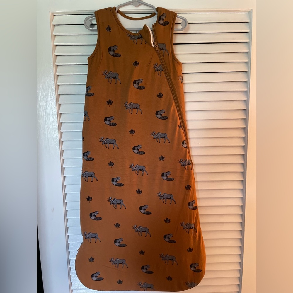 Kyte BABY Brown Moose Print Sleep Sack